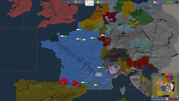 Caracol - Wars of Religion in the 17th Century screenshot 1