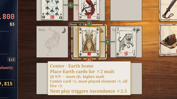Wuxing - Elemental Array Poker screenshot 15