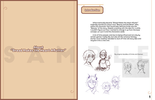 Bread Makes the Heart Aflutter Artbook screenshot 1