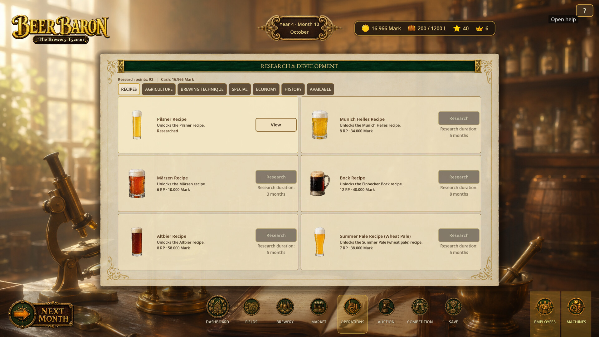 Beer Baron: The Brewery Tycoon screenshot 5