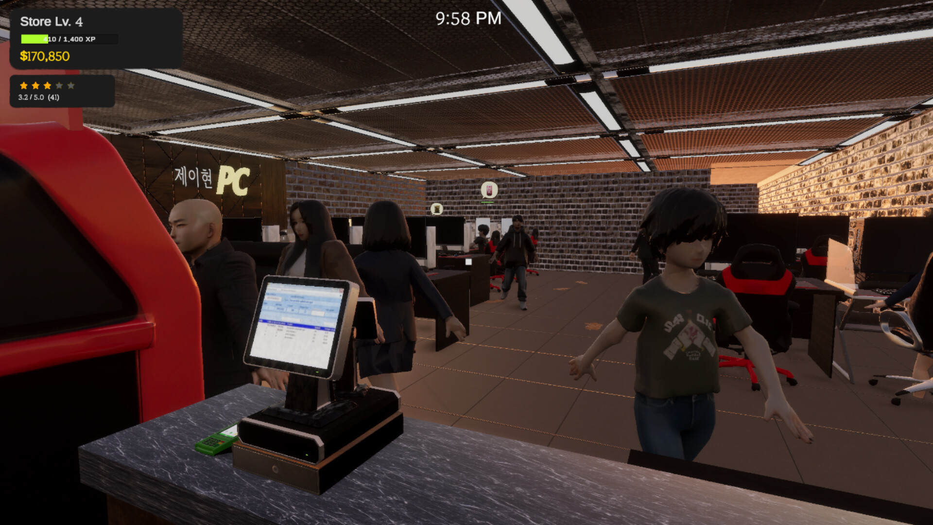 K-PC Cafe Simulator screenshot #7
