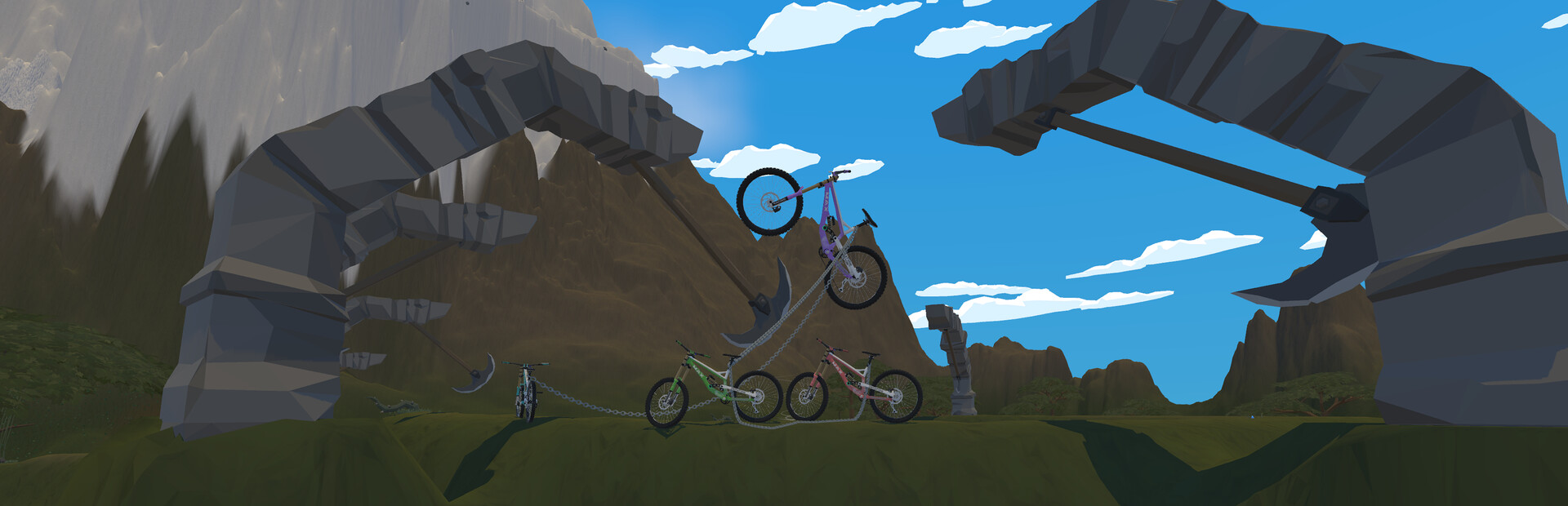Chained Bikes