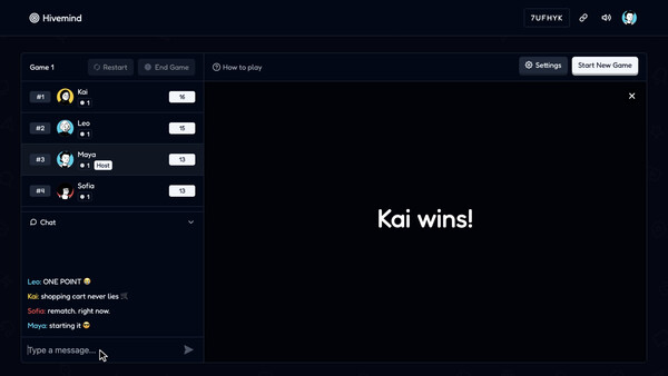 Screenshot of Hivemind