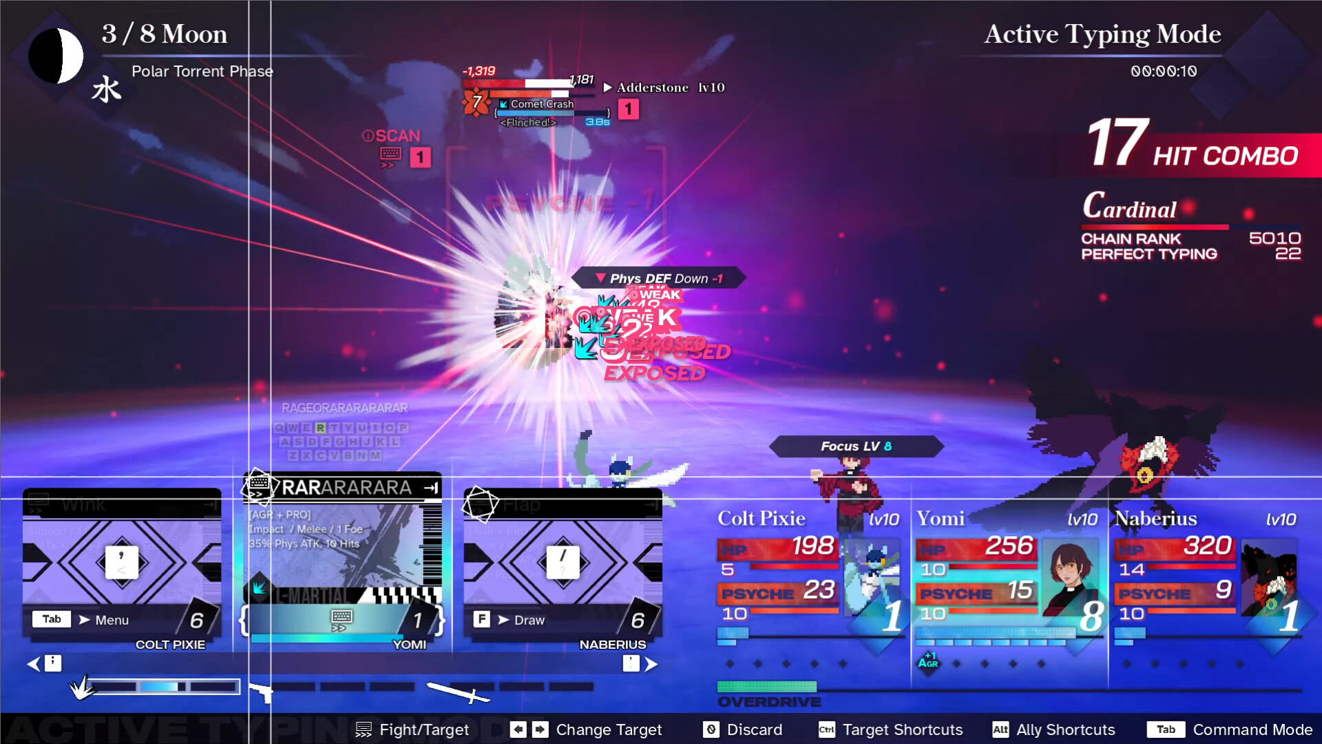 Devil Typocrypha: aLt-ESChatopia - Card x Command Active Typing Battle DRPG screenshot 1