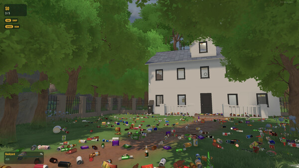 Скриншот 1 из игры Party's Over: Backyard Cleanup Simulator