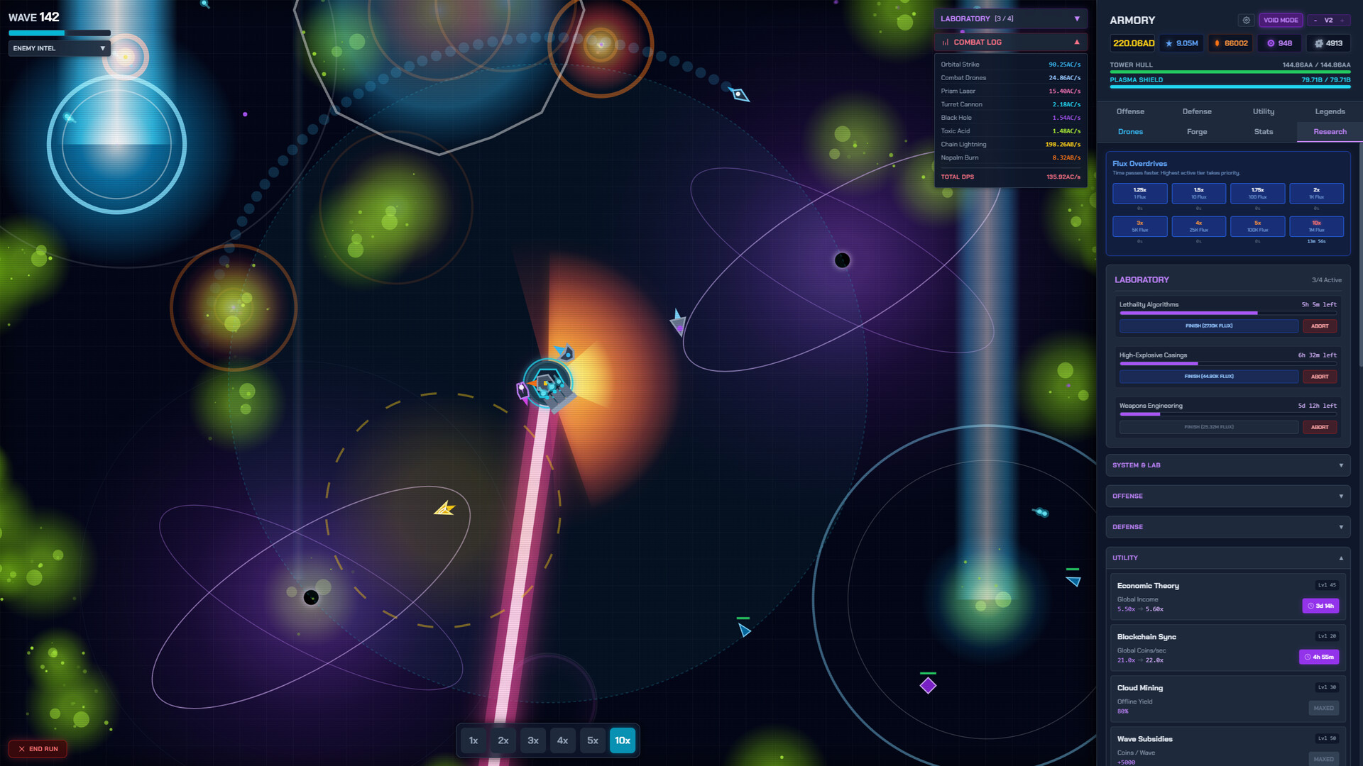 Endless Void: Idle Tower Defence screenshot 1
