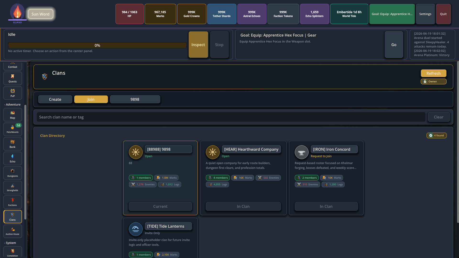 Astaryn: RPG Idler screenshot 11