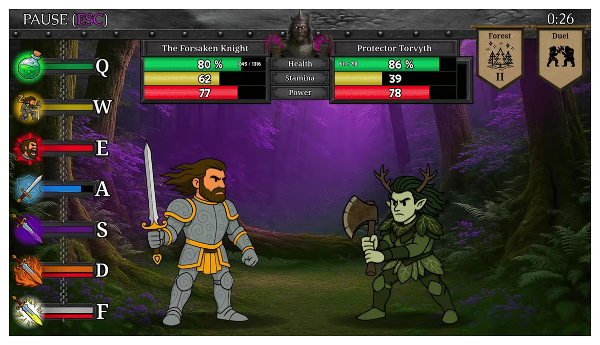 The Trials of the Forsaken Knight video 2