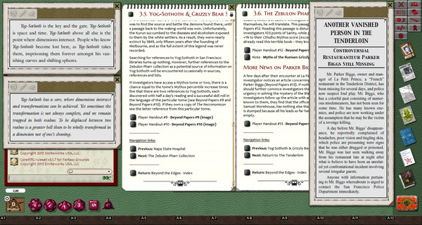Fantasy Grounds - Call of Cthulhu: Secrets of San Francisco