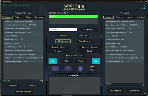 Whirligig Remote screenshot 1