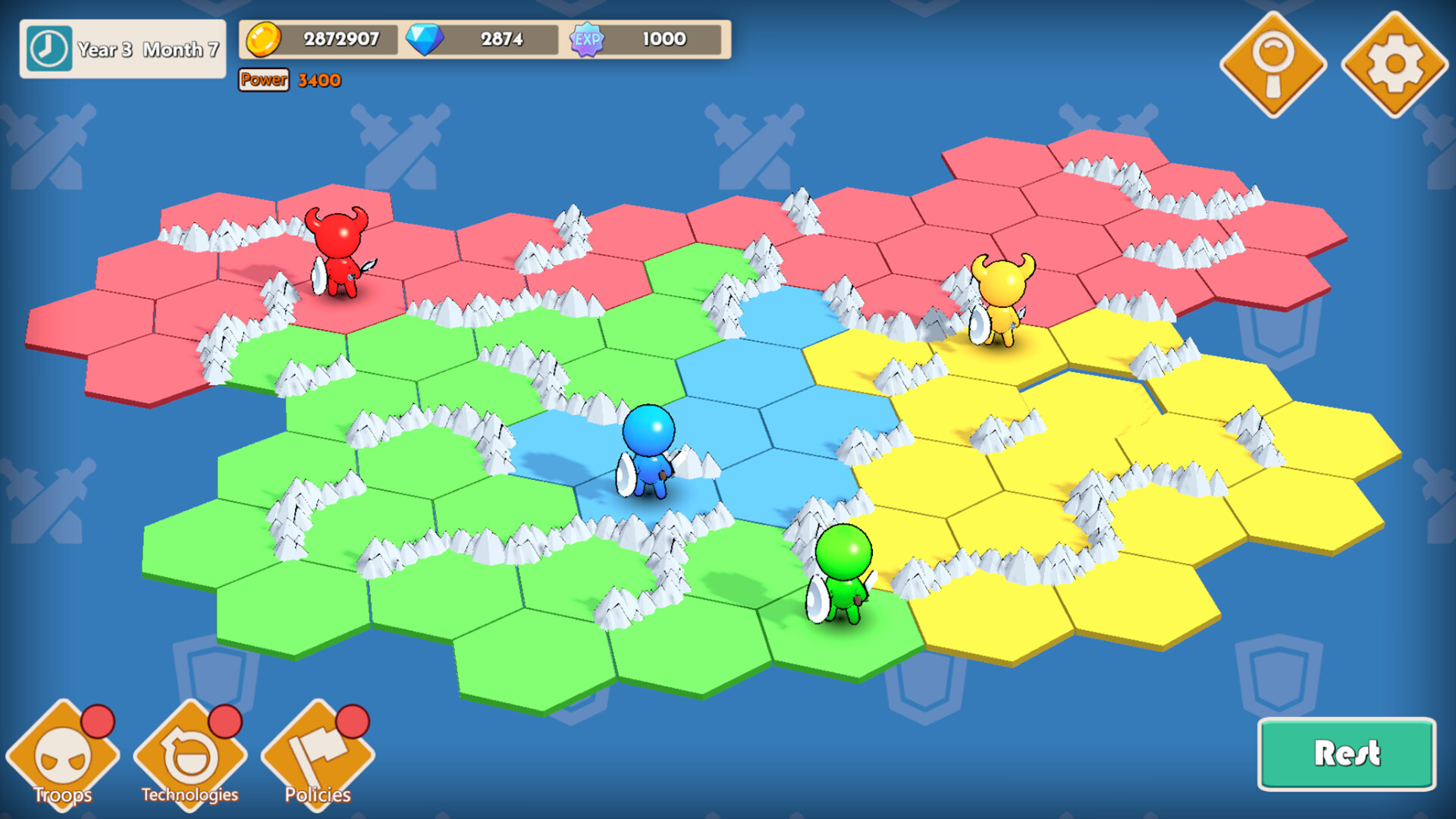 Color Warのスクリーンショット 1