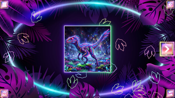 Скриншот 2 из игры Neon Fantasy: Dinosaurs