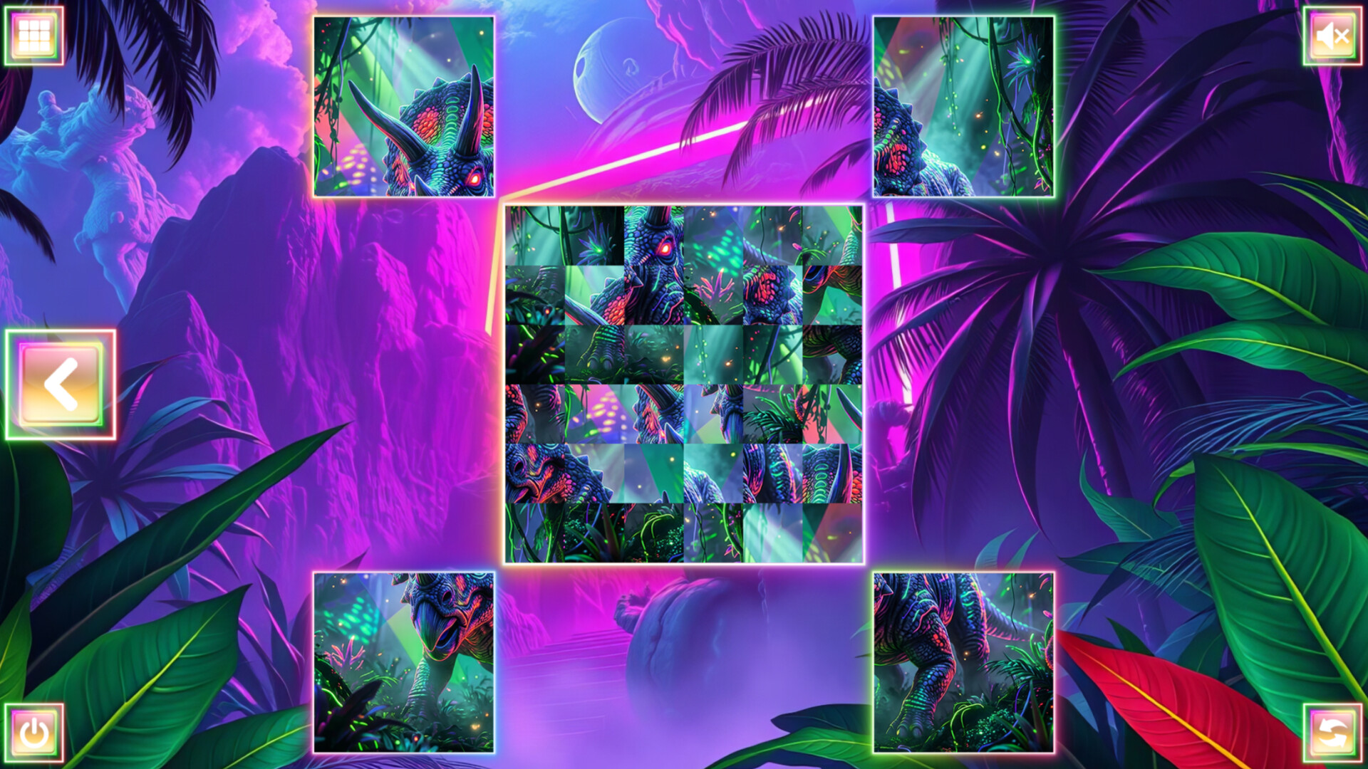 Neon Fantasy: Dinosaurs screenshot #7