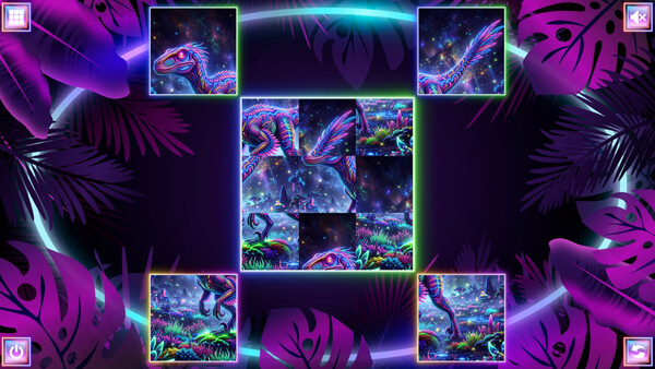 Скриншот 1 из игры Neon Fantasy: Dinosaurs