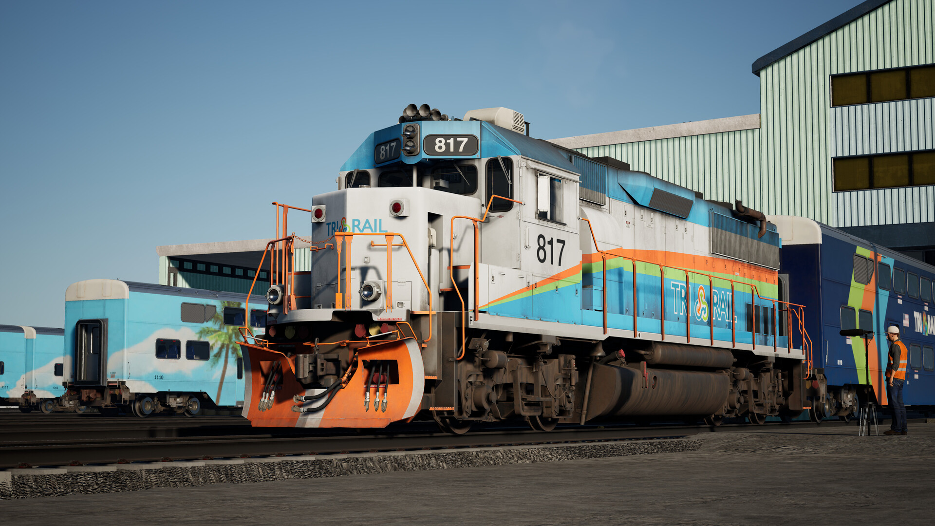 Train Sim World® 7: Tri-Rail GP49H-3 Loco Add-On Featured Screenshot #1