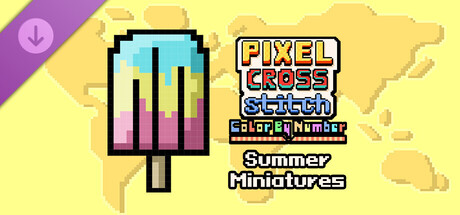Capa de Pixel Cross Stitch - Summer Miniatures Pack