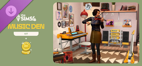 The Sims™ 4 Music Den Kit + 200 Moola Banner