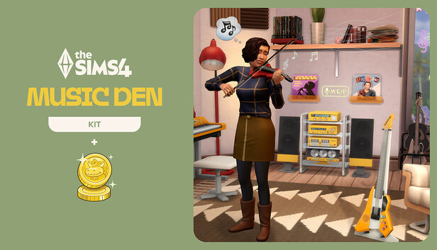 The Sims™ 4 Music Den Kit + 200 Moola