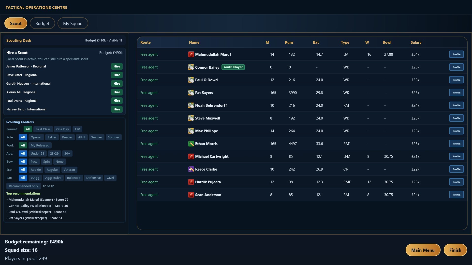 Cricket Management Tycoon screenshot 8