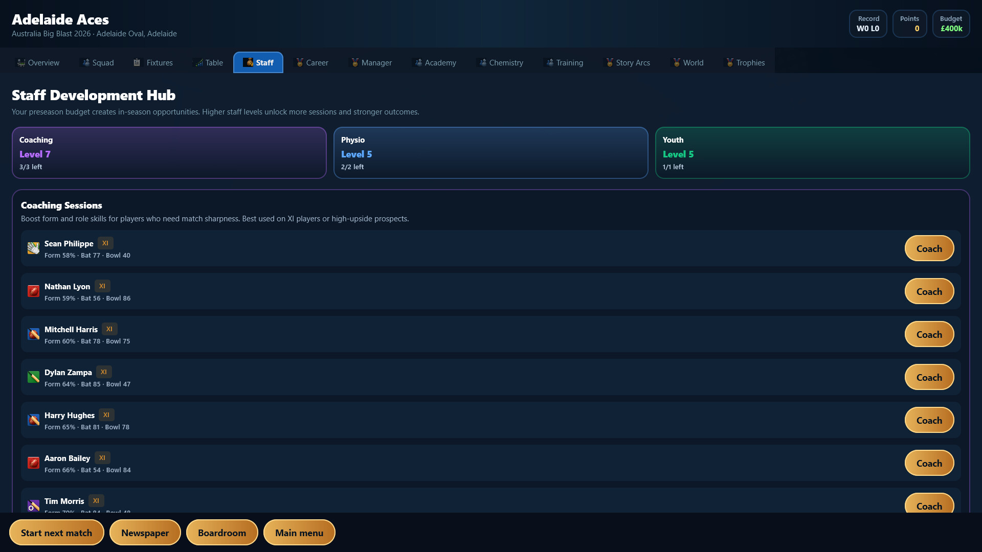 Cricket Management Tycoon screenshot 15