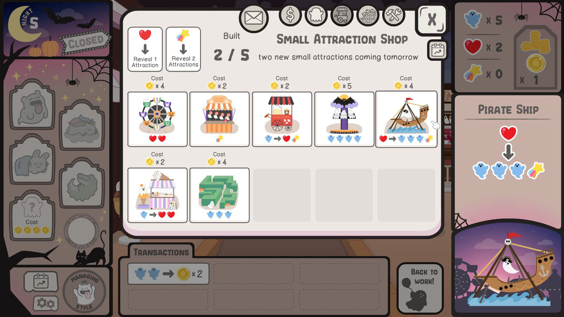 Haunted Attractions Inc. screenshot 2
