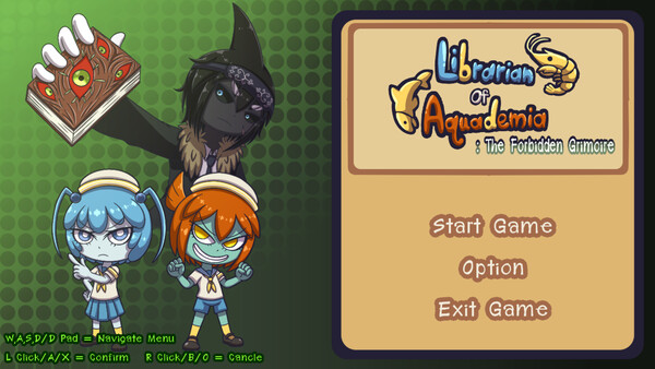 Librarian of Aquademia : The Forbidden Grimoire スクリーンショット 1
