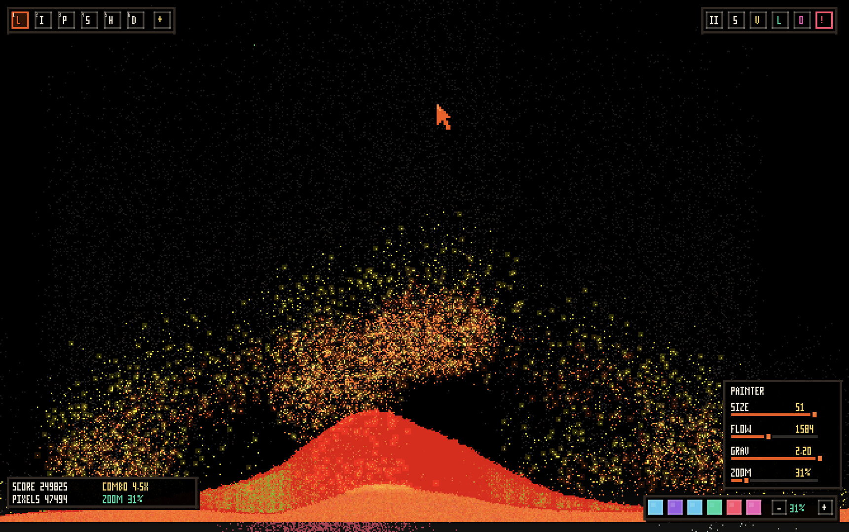 Pixel Rain screenshot 1