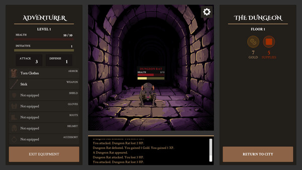 Скриншот 5 из игры Incremental Quest - Dungeon Depths