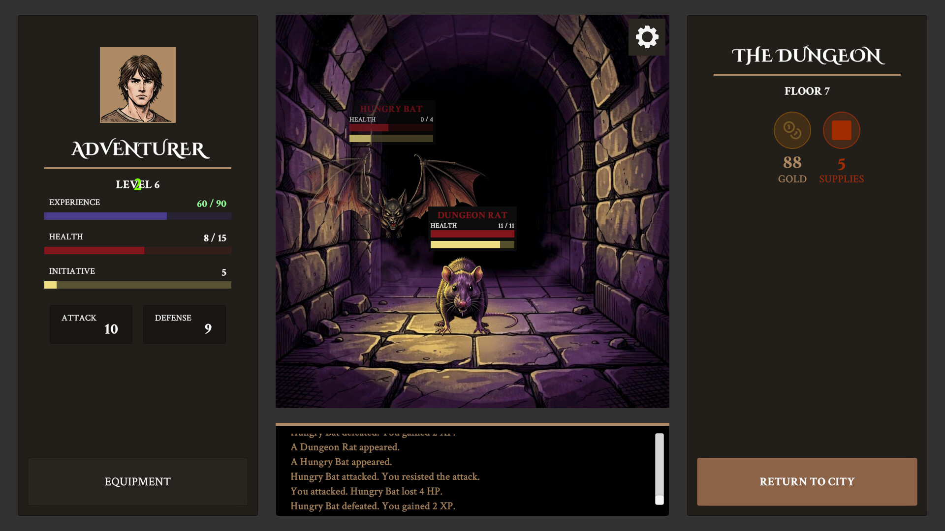 Incremental Quest - Dungeon Depths screenshot 1