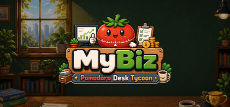 MyBiz: Pomodoro Desk Tycoon header art