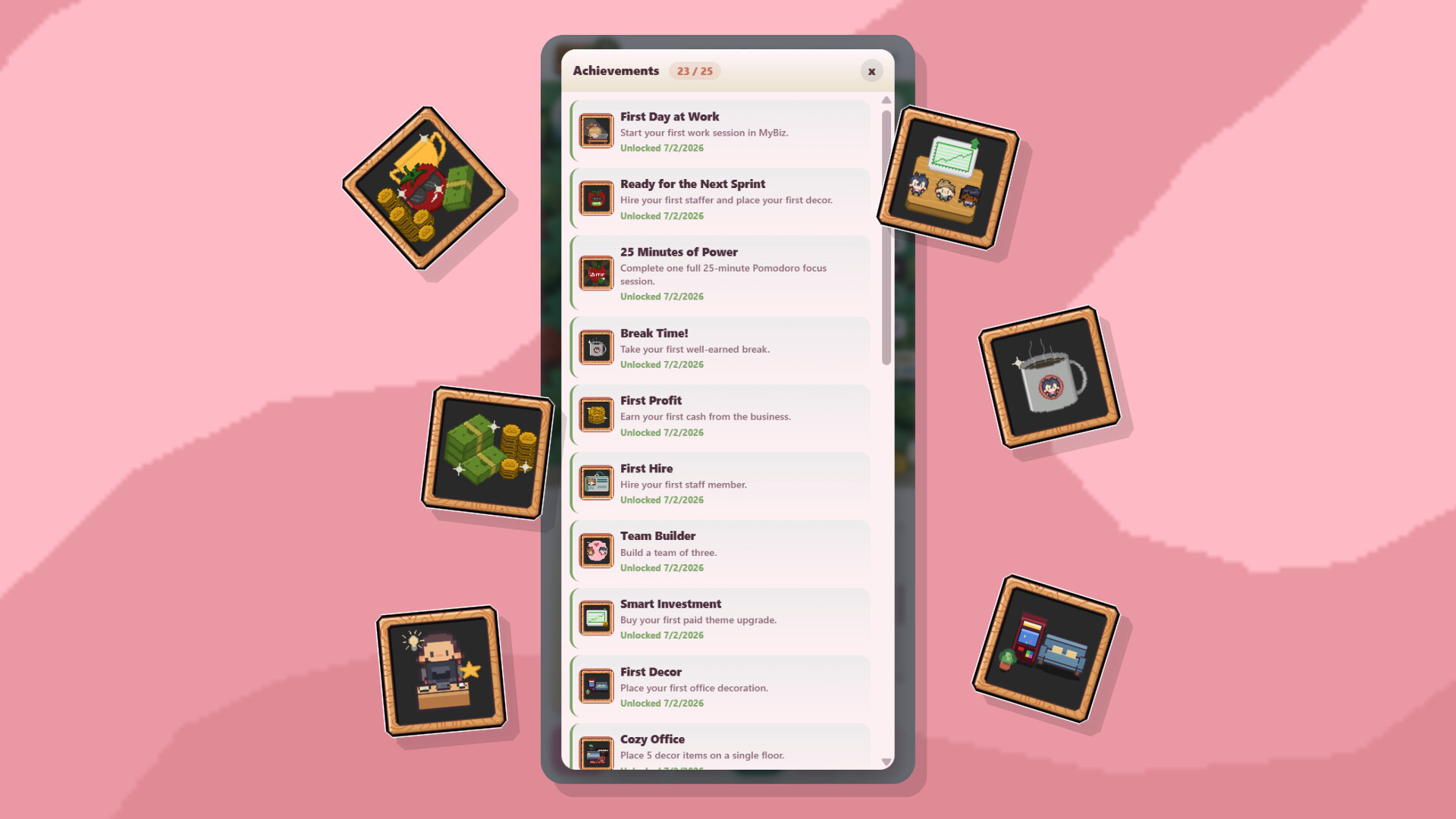 MyBiz: Pomodoro Desk Tycoon screenshot 11
