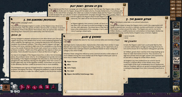 Fantasy Grounds - Savage Worlds - Rippers Resurrected: Game Master's Handbook
