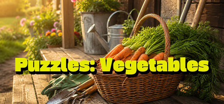 Puzzles: Vegetables banner image