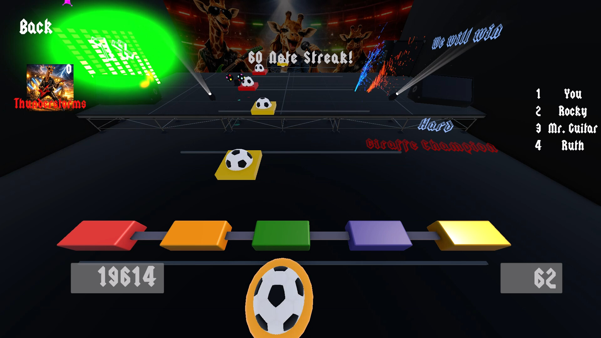 Giraffe Champion 2: Football Rock screenshot 9