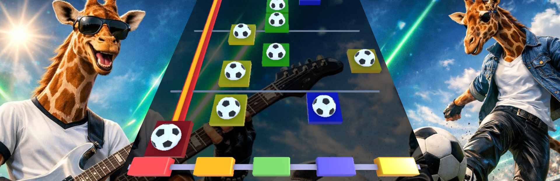 Giraffe Champion 2: Football Rock