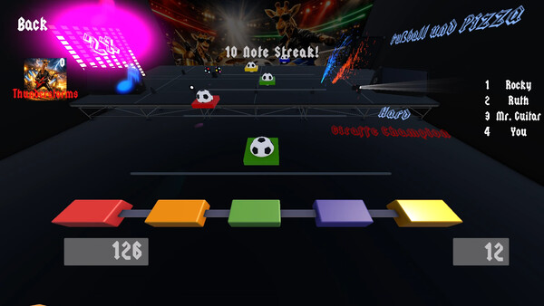 Giraffe Champion: The Rock Music Game Football Edition スクリーンショット 3