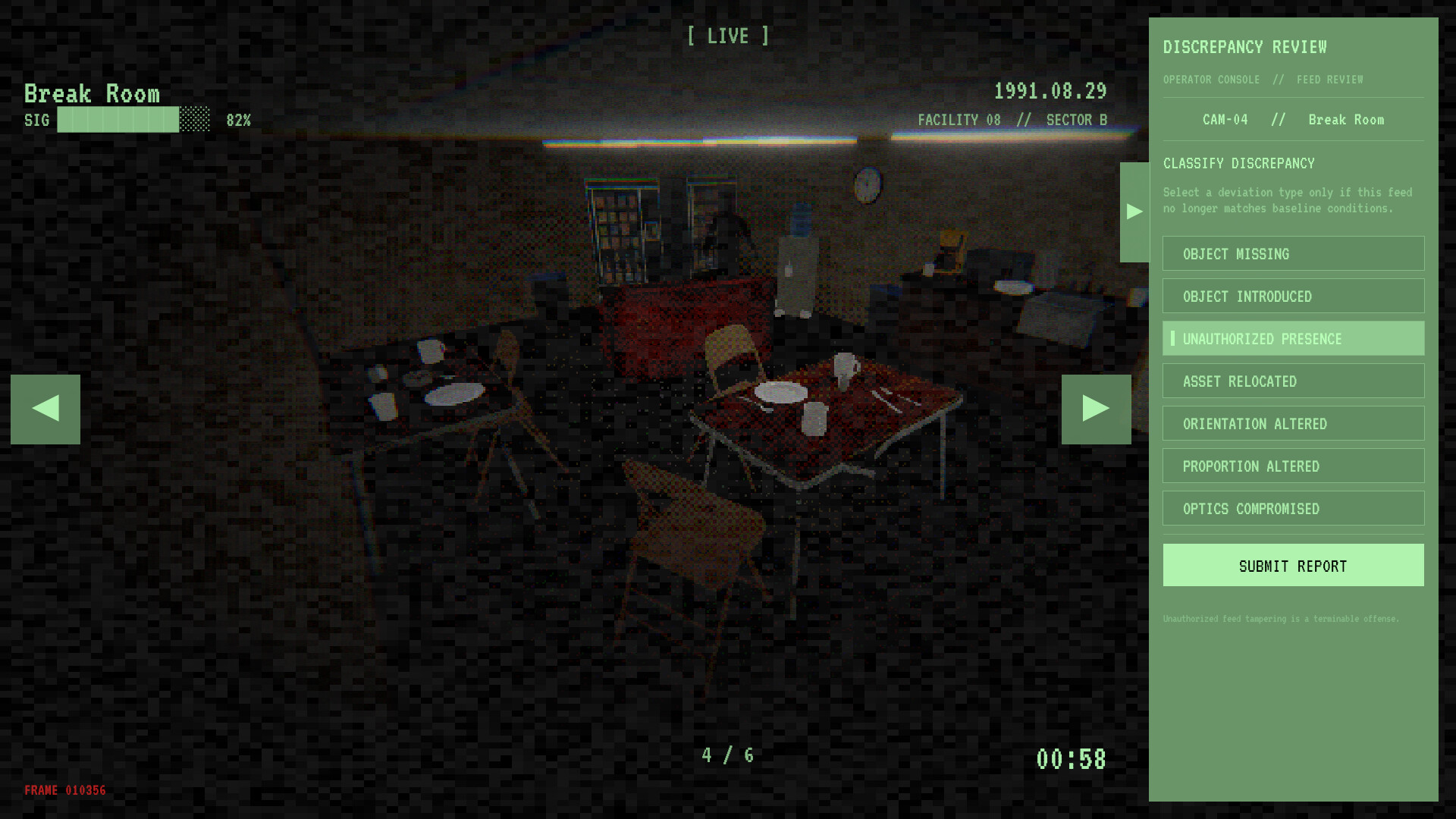 Observation Protocol screenshot 2