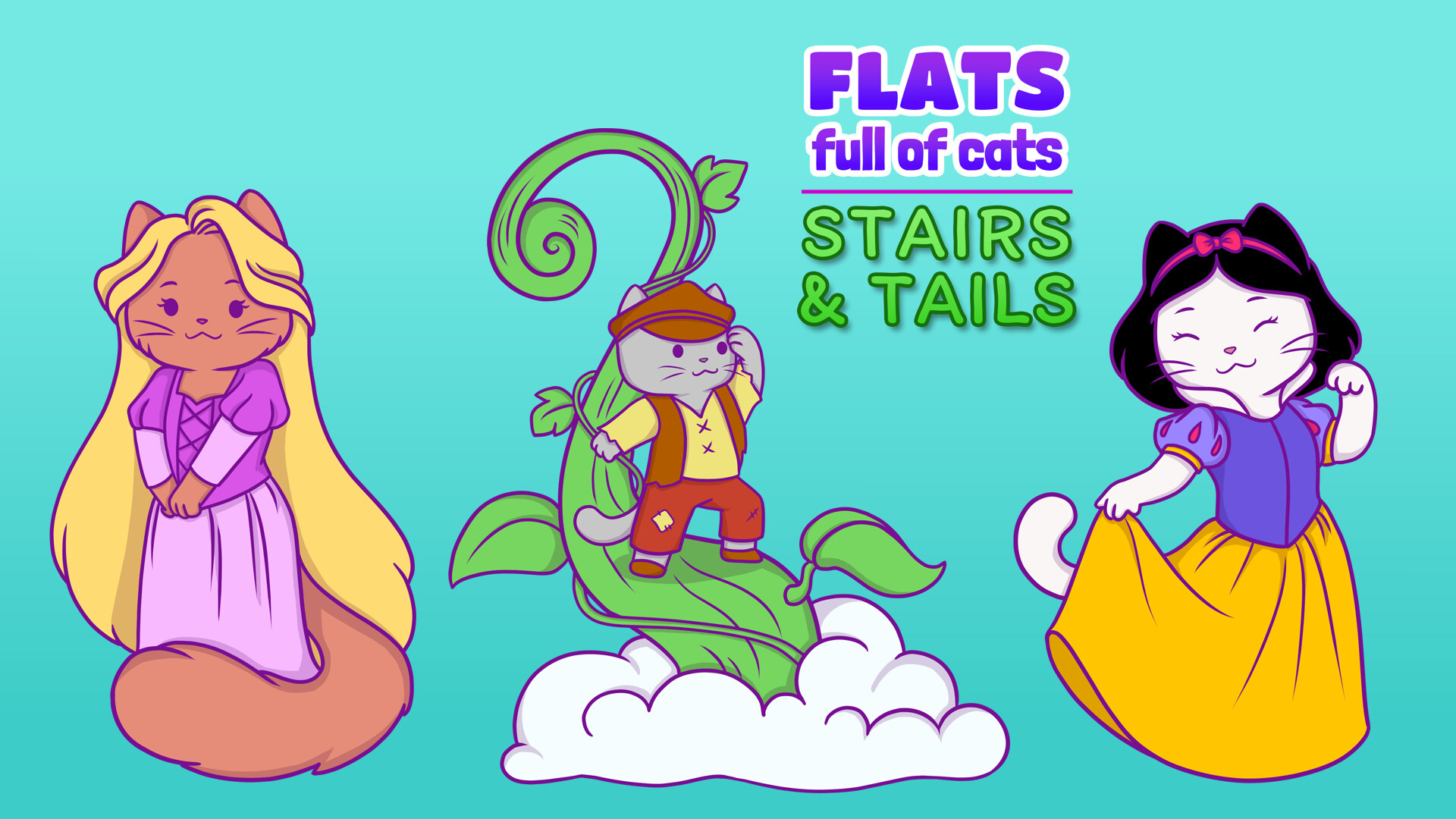 Flats Full of Cats: Stairs & Tails Featured Screenshot #1