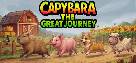 Capybara: The Great Journey(アクション・アドベンチャー、開発: Flavio Volpe Castro Junior)のヘッダー画像