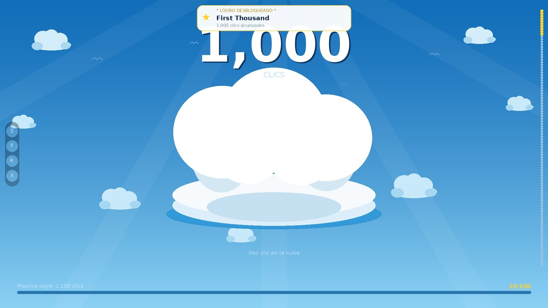 Cloud Clicker screenshot #3