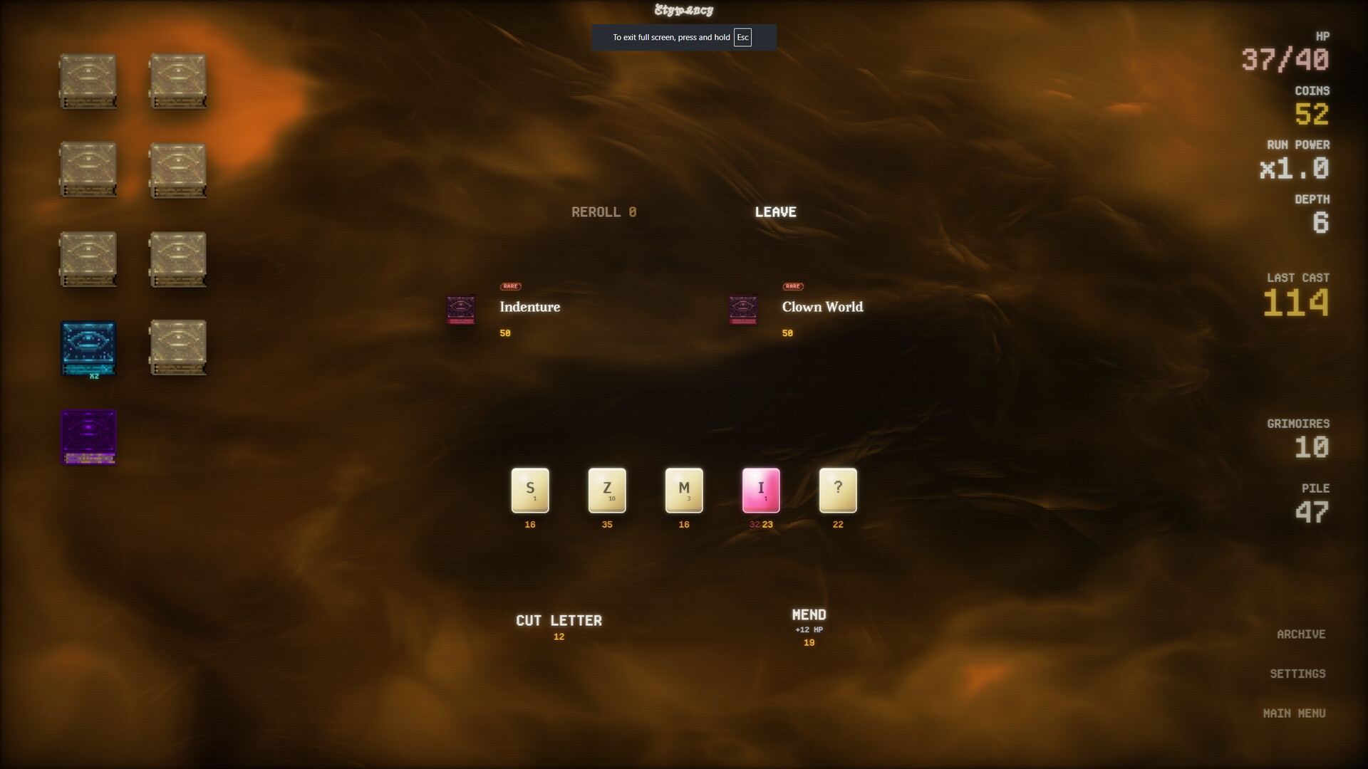 Etymancy screenshot 1
