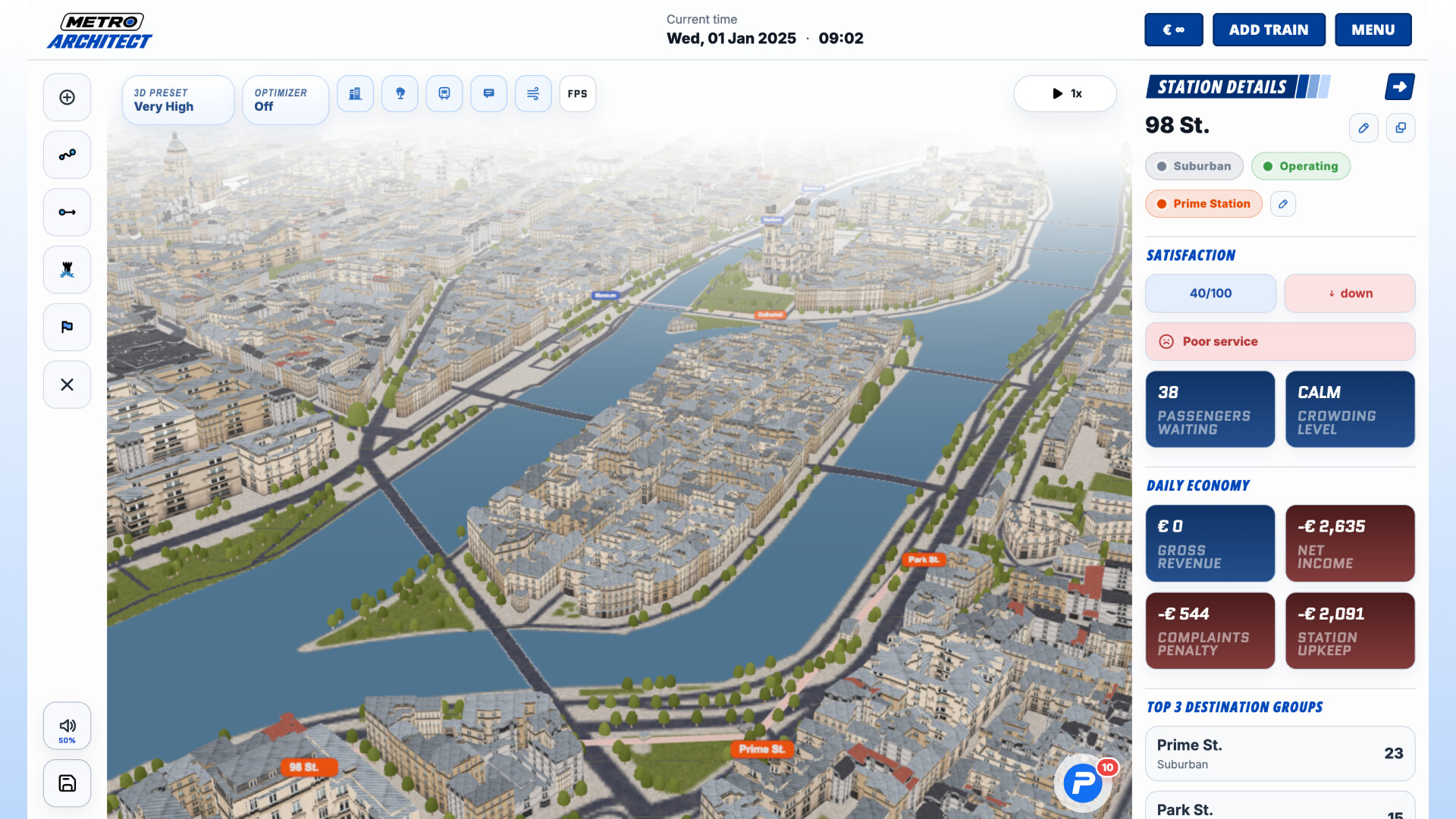Metro Architect 스크린샷 2