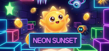 Neon Sunset header art