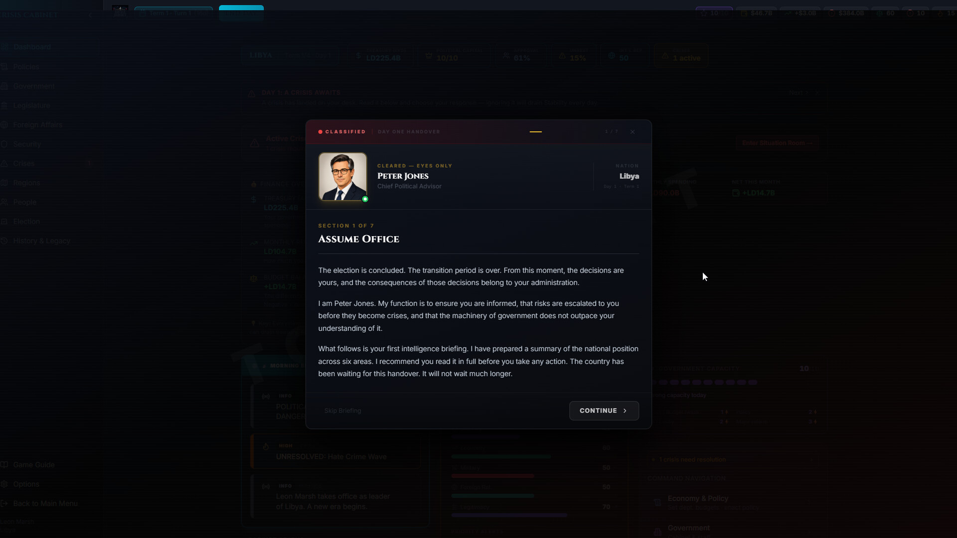 Crisis Cabinet screenshot #6
