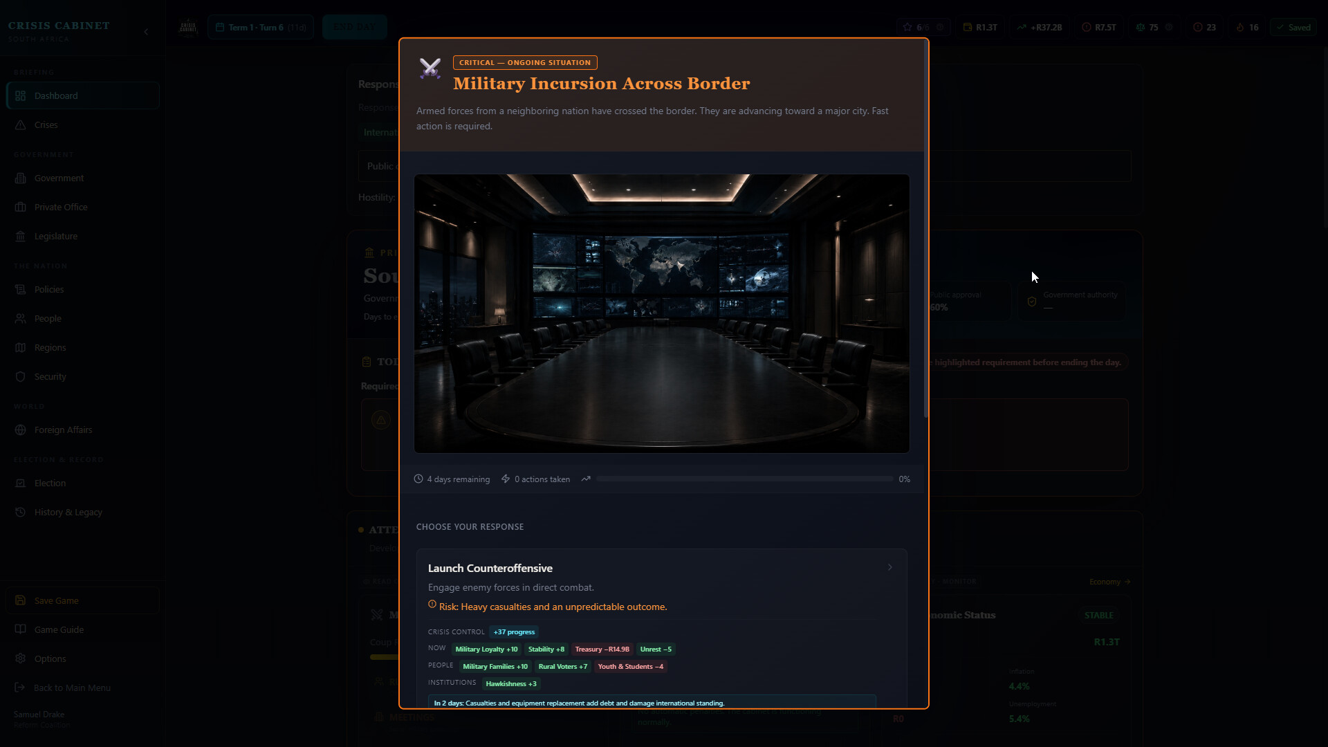Crisis Cabinet screenshot 7
