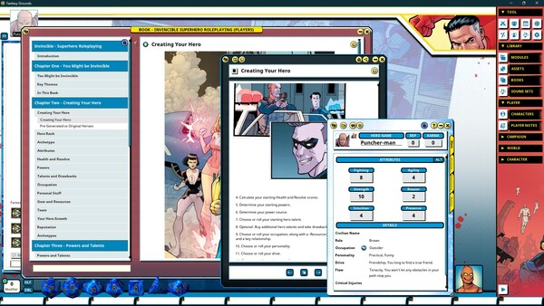 Fantasy Grounds - Invincible Superhero Roleplaying Core Ruleset screenshot 4