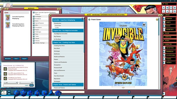 Fantasy Grounds - Invincible Superhero Roleplaying Core Ruleset screenshot 5