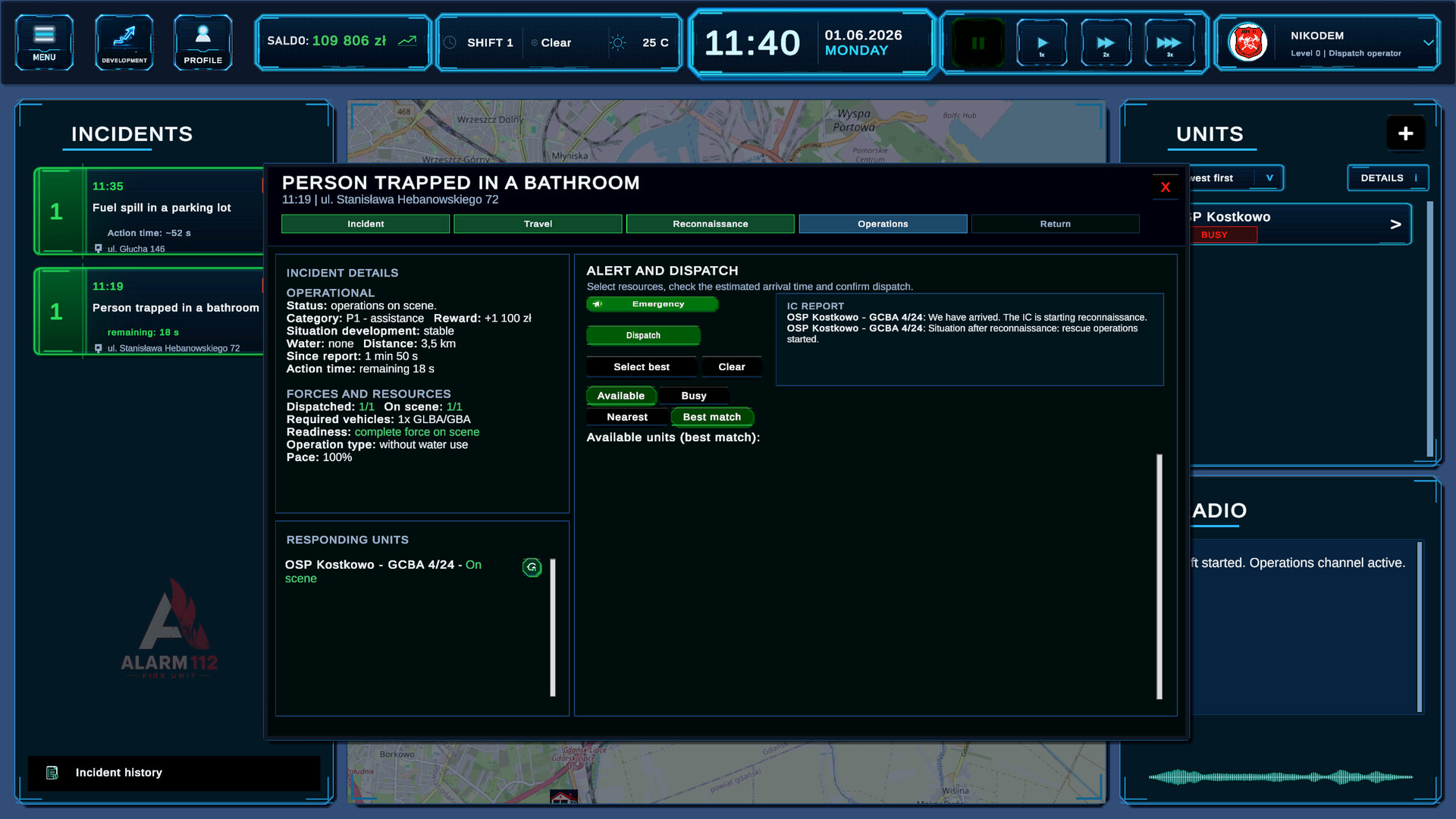 Alarm112: Fire Unit screenshot #4