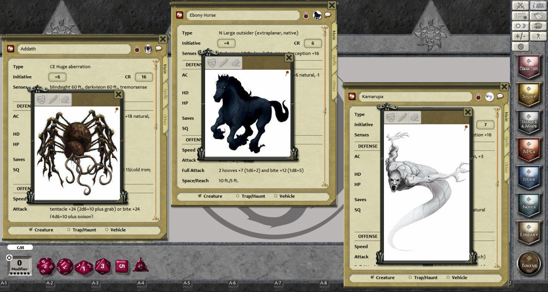 Fantasy Grounds - Tome of Horrors 4 - PFRPGのスクリーンショット 1