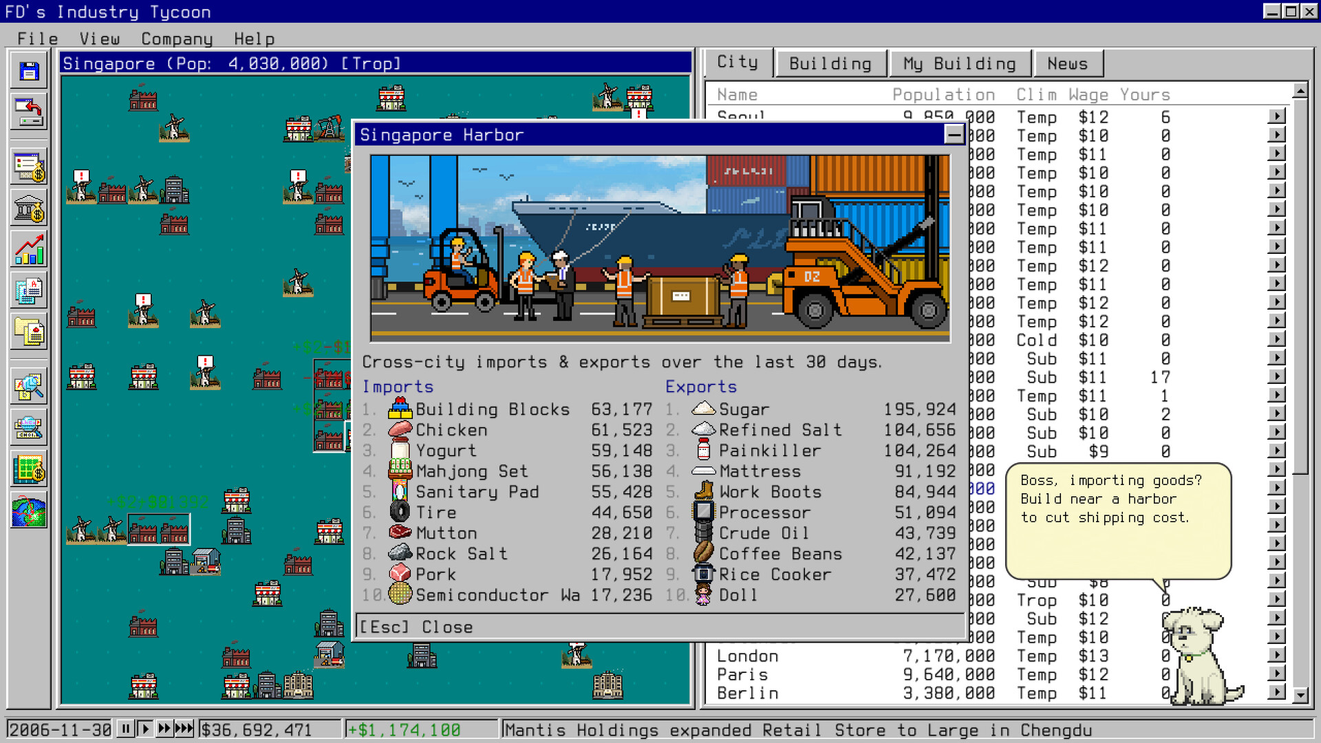 FD's Industry Tycoon screenshot 7